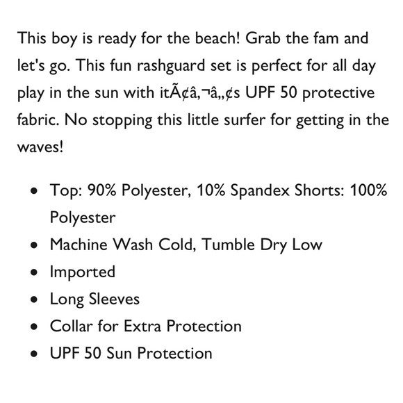 Andy & Evan Rashguard Set - Picture 8 of 8